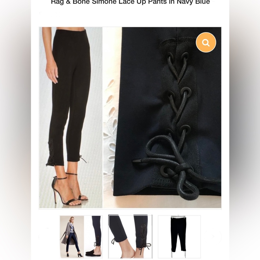 Rag & bone navy pant